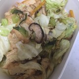 厚揚げ豆腐の野菜炒め(^○^)